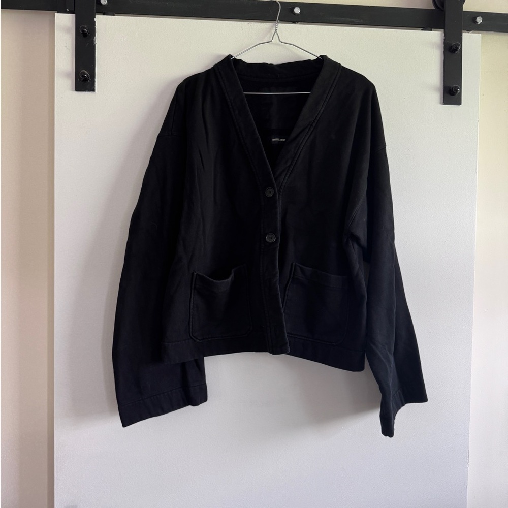 Rachel Comey Black Sweatshirt Cardigan